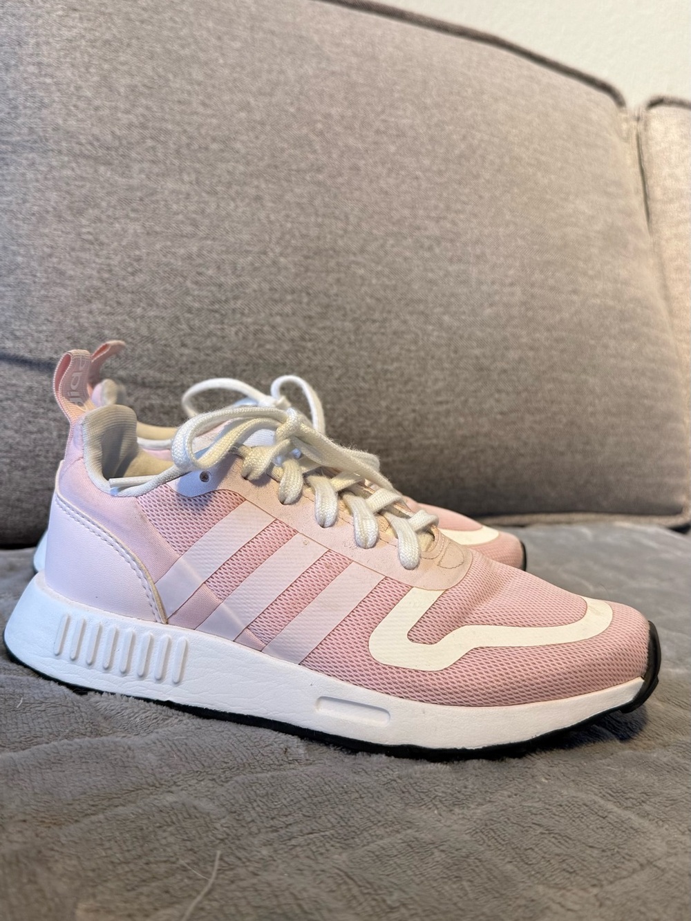 adidas Pink and White Women’s Running Sneakers